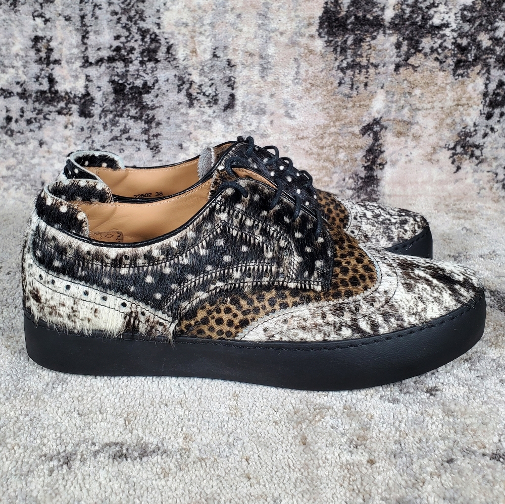 Cappelletti Women's Lazio Wild Dot Mix Animal Print Size 38/7.5